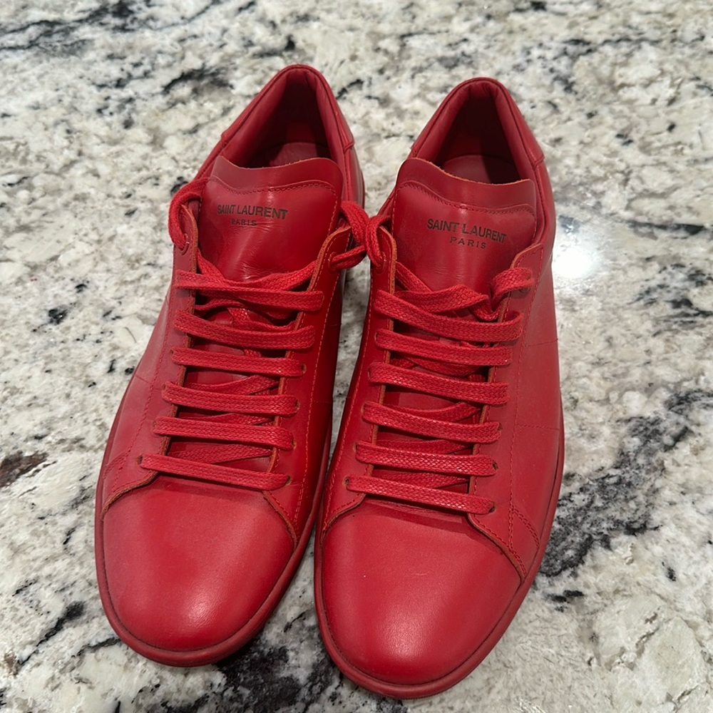 Red Saint Laurent Men’s shoes
